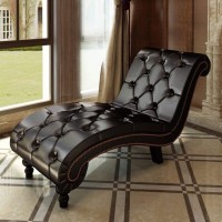 Home Luxury Chesterfield Leather Chaise Lounge Sofas Couches Chair Indoor Mid Century Lounge Chair Recliner for Bedroom Living Room Lounge Office