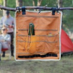 homozy Storage Bag Accs Handy Equipment Multi Pockets Camping Chaise for Cooking