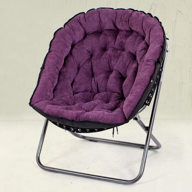SJSLSJSL Purple Folding Chair Chaise Longue Lounge Chair Sofa Chair