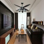 48-Inch Modern Black Rotating Lighting Ceiling Fan with Remote Control and Retractable Wood Blades 3 cloe 3 speed 2 Down rods adjustable silent motor for indoor