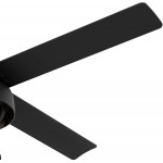 Hunter Spring Mill Indoor Outdoor Ceiling Fan with LED Lights and Pull Chain Control 52" Matte Black