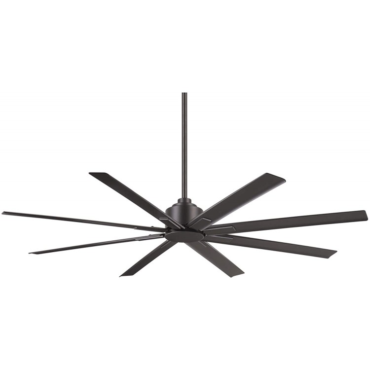 Minka Aire Xtreme H2O 65-inch Ceiling Fan F896-65-SI Smoked Iron Reversible with Remote Control