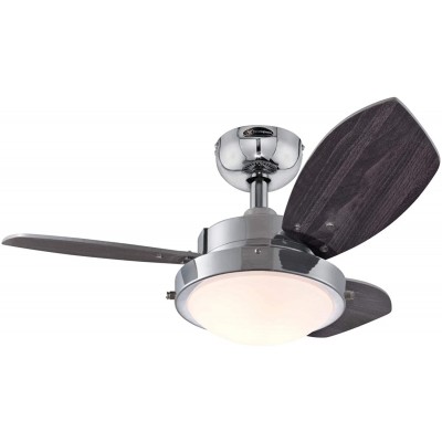 Westinghouse Lighting 7224100 Wengue Indoor Ceiling Fan with Light 30 Inch Chrome