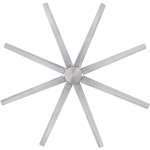 Westinghouse Lighting 7224900 Widespan Industrial Ceiling Fan with Remote 100 Inch Brushed Nickel