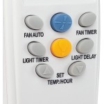 Westinghouse Lighting 7787400 Thermostat Ceiling Fan and Light Remote Control for Fans  White
