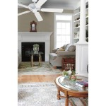 Westinghouse Lighting 7802400 Downrod Mount 5 White Blades Ceiling fan White 52 Inch