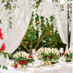 Auvottoka 24-Pack 3.6 Feet Piece Artificial Flowers Fake Wisteria Garland Hanging Wisteria Silk Flowers for Home Garden Weddings Party Decor White