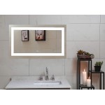 40X24 Inch LED Lighted Bathroom Mirror with Dimmable Touch Switch GS099E-4024 40x24 inch