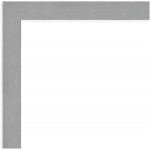 Brushed Nickel Framed Wall Mirror 33.4 x 43.4 in.