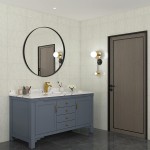 Grail-Life 32 Inch Black Round Mirror,Circle Bathroom Wall Mounted Mirror,Premium Aluminum Matte Frame,Z-Bar Hanger,Home Decor for Entryway,Washroom,Living Room