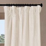52" W x 108" L Set of 2 Panels Pinch Pleat Blackout Lining Velvet Solid Curtain Thermal Insulated Patio Door Curtain Panel Drape for Traverse Rod and Track Ivory Curtain