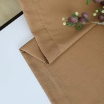 Burlap Color Semi Sheer Curtains 84 Inch Length for Living Room Set 2 Window Panel Grommet Drapes Linen Cotton Textured Country Decor Rustic Farmhouse Curtains for Bedroom Tan Brown 52x84 Inches Long