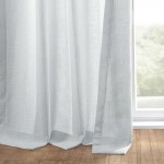 HPD Half Price Drapes Heavy Faux Linen Curtains for Bedroom 50 X 108 1 Panel FHLCH-VET13191-108 Rice White