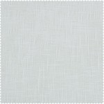 HPD Half Price Drapes Heavy Faux Linen Curtains for Bedroom 50 X 108 1 Panel FHLCH-VET13191-108 Rice White