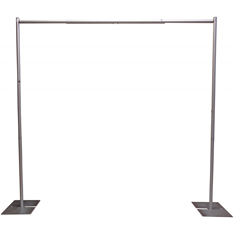OnlineEEI Premier Portable Pipe and Drape Backdrop Kit 8ft x 10ft No Drapes