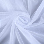 Wedding Arch Draping Fabric 1 Panel 28" x 19Ft White Wedding Arch Drapes Sheer Backdrop Curtain for Wedding Ceremony Party Ceiling Decor