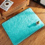 Flagover Soft Area Rug for Bedroom Fluffy Shaggy 2x3 Blue Rugs for Living Room Furry Plush Carpets New Upgraded Fuzzy Bedside Rugs for Boys Girls Fuzzy Home Dorm Decor Nordic Floor Mats