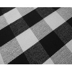 Levinis Buffalo Check Rug Cotton Washable Porch Rugs Durable and Washable Outdoor Rugs Door Mat Hand-Woven Buffalo Plaid Rug for Outdoor Kitchen Bathroom Entry Way Bedroom 2' x 3'