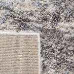 SAFAVIEH Berber Shag Collection BER219G Modern Abstract Non-Shedding Living Room Bedroom Dining Room Entryway Plush 1.2-inch Thick Area Rug 8' x 10' Grey Cream