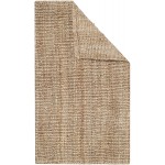 Safavieh Natural Fiber Collection NF447A Handmade Chunky Textured Premium Jute 0.75-inch Thick Accent Rug 2' x 4' Natural