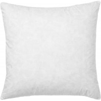 28x28 Euro Throw Pillow Insert-Down Feather Pillow Insert-Cotton Fabric-White