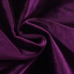 Home Brilliant Purple Velvet Pillow Covers Decorative Euro Pillow Shams Large Throw Pillows for Couch Patio Kid's Room 26x26 inch66 x 66 Eggplant