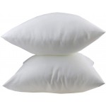 Ogrmar 4 Packs 18" x 18" Premium White Throw Pillow Insert Hypoallergenic High-Resilient PP Cotton Stuffer Pillow Insert Square Form Sham Stuffer Decorative Pillow Cushion 18" x 18"