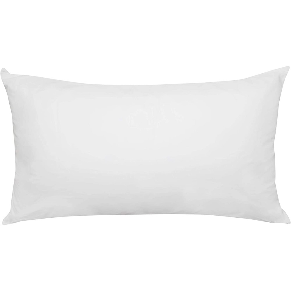 Pal Fabric 12"x24" Rectangular Oblong Lumber Pillow Insert for Sham or Decorative Pillow Made in USA 12x24 Microfiber