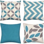 pendali Throw Pillow Covers 18x18 Decorative Square Throw Pillow Cover Cushion Covers Pillowcase Home Decor Decorations for Sofa Couch Bed Chair Car Set of 4 Pillow Protector