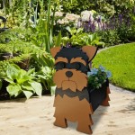Cute Dog Planter pots for Indoor Outdoor Plants Animal Shaped Cartoon Flower Pot for Garden Decoration Home Decor Gift
