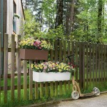 Lechuza 15680 Balconera Color 80 Garden Indoor and Outdoor Use White Matte Self Watering Planter