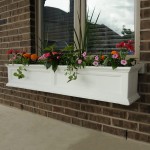 Mayne Fairfield 5824W Window Box Planter 5-Foot White
