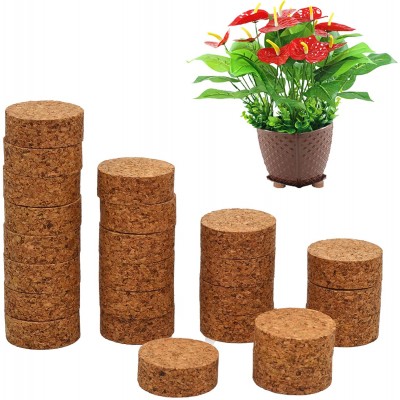 NSYOOMH Invisible Pot Feet Plant Riser planters for Outdoor Indoor Plants 24 Pack Non Irritating Odor Planter Feet Lifter Ideal Alternative to The Rubber Potrisers Pot Mats Large Heavy Stool