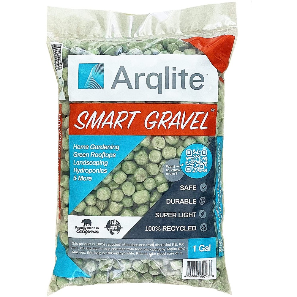 Smart Gravel 2-day shipping | Eco-Friendly Plant Drainage for Healthy Roots | Pots & Raised Garden Beds | Yard and Pot Decoration | Lightweight & Clean 1-Gal Regular Size