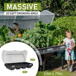 Vegepod Raised Garden Bed Self Watering Container Garden Kit with Protective Cover Easily Elevated to Waist Height 10 Years Warranty Large