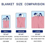 Anime Blanket Ultra Soft Micro Fleece Throw Blankets Cartoon Lightweight Bedding for Gift Sofa Living Room 50"X40"