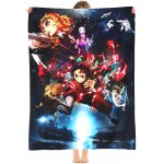 Anime Blanket Ultra Soft Micro Fleece Throw Blankets Cartoon Lightweight Bedding for Gift Sofa Living Room 50"X40"