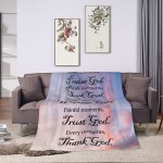 Bible Verse Blanket with Inspirational Religious Gift Throw Blanket Christian Gift for Women Men Catholic Gifts 60x50inch