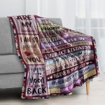 Blanket to Sister Birthday Gifts from Sister Personalized Sister Ultra-Soft Flannel Throws Blankets Sister in Law Sisters Warm Quilts for Bed Couch to My Sister 60*50in