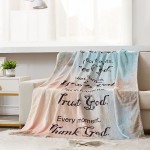 BOOPBEEP Healing Throw Blanket with Inspirational Thoughts and Prayers- Religious Soft Throw Blanket Inspirational Blankets and Throws 40x50 Inch Throw Blankets Perfect Caring Gift for Men & Women