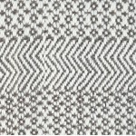 Brand – Rivet Modern Hand-Woven Stripe Fringe Throw Blanket 50" x 60" Grey and White with Mustard Yellow