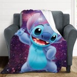 Cartoon Throw Blanket for Kids Adults Gift Super Soft Warm Flannel Blanket 40x50 Inch Lightweight Throw Blanket for Couch