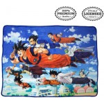 Dragon Ball Super Universe 7 Fleece Blanket Heroes Featuring Goku Vegeta and Friends [45 x 60 inches] Shonen Jump Blanket Officially Licensed by Just Funky