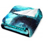 Fleece Blanket Ultra Soft Throw Blanket Comfort Light Weight Bedding for Sofa All Seasons 50"x40"