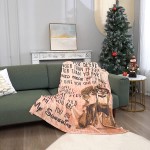 Gifts for Wife for My Wife Throw Blanket from Husband Wife Birthday Gift Ideas Mother's Day Soft Bed Flannel Blanket Gifts for Her Wife Blanket Gift