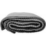 Imperial 50 x 60 Inch Ultra Soft Fleece Throw Blanket Gray