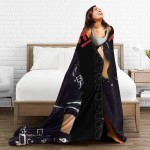 Luxury Fleece Blanket Anti-Pilling Flannel Sleep Comfort Super Soft Sofa Blankets 3D Print 50 40