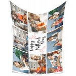 Personalized Gifts for Mothers Day Custom Blankets with Photos Personalized Photo Fleece Blankets Customized Throw Blankets with Pictures Personalized Gifts for Mom Mom Gifts from Daughter