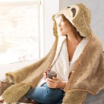 Sloth Wearable Hooded Blanket for Adults Super Soft Warm Cozy Plush Flannel Fleece & Sherpa Hoodie Throw Cloak Wrap Sloth Gifts for Women Adults and Kids