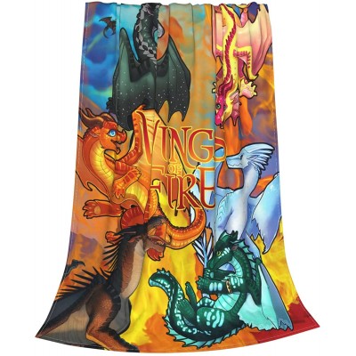 Wings of Fire Flannel Blanket Ultra Soft Micro Fleece Throw Blankets Warm Lightweight Bedding for Sofa Couch Chair All Season 50"X40"